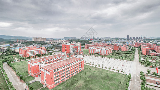 学校建筑校园背景