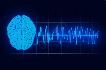 人脑与电波大脑教育高清图片
