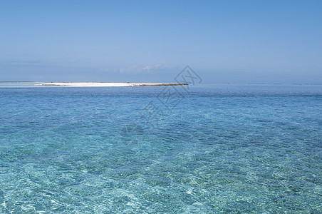 清澈见底的三沙海域背景