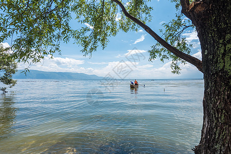 大理旅拍云南大理洱海风光背景