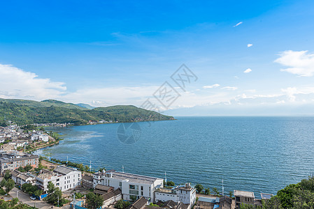 大理旅拍云南大理洱海风光背景