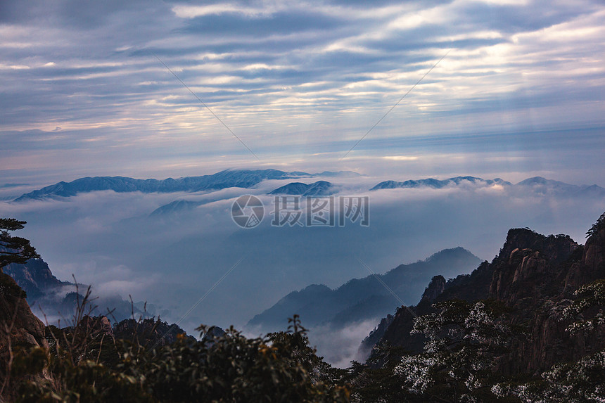黄山云海美景图片