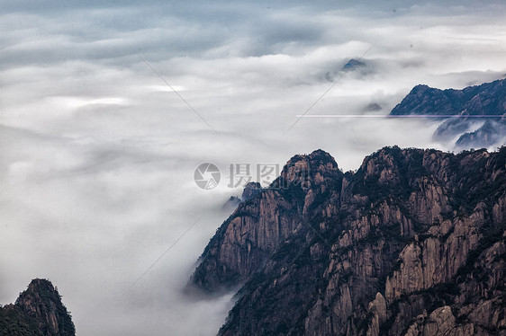 黄山云海美景图片