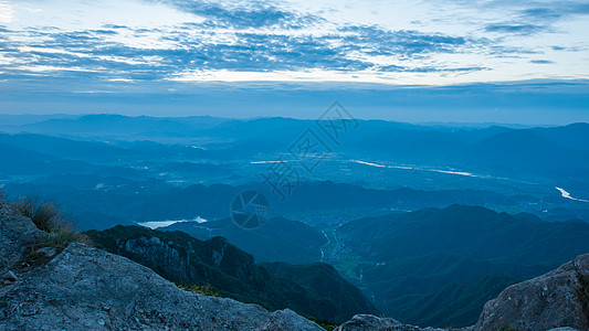 浙江绍兴括苍山景观背景