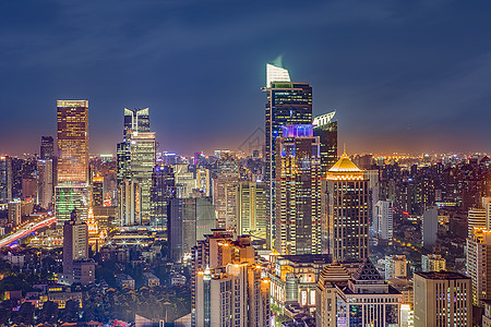 城市夜景俯瞰城市夜景背景