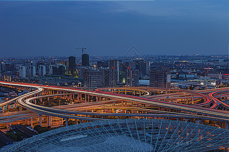 城市夜景城市血脉背景