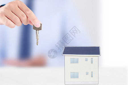 房子钥匙背景图片