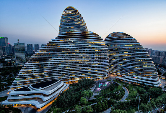 北京创意建筑风光图片
