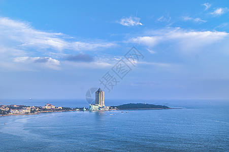 看海青岛背景