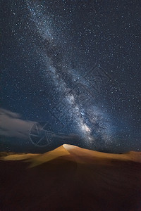 鸣沙山星空敦煌鸣沙山高清图片