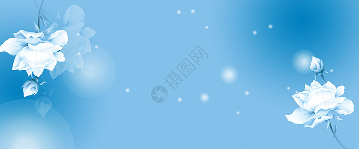清新壁纸横版清新花瓣淘宝背景设计图片