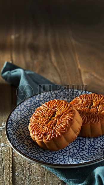 中秋节传统美食月饼图片