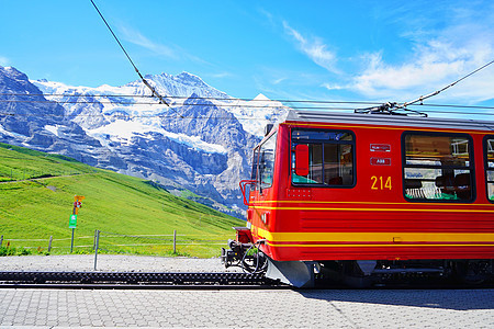 瑞士小火车图片