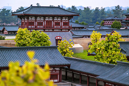 寺庙场景大明宫微缩景观背景