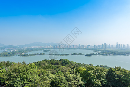 无锡鼋头渚太湖山鹿高清图片