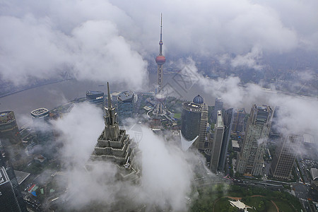 金茂大厦天空之城背景