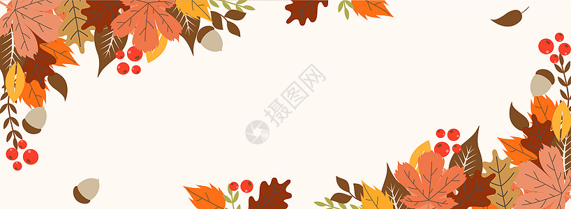 秋叶背景autumn高清图片