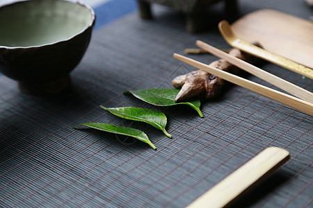 禅茶小仙子禅茶一味背景