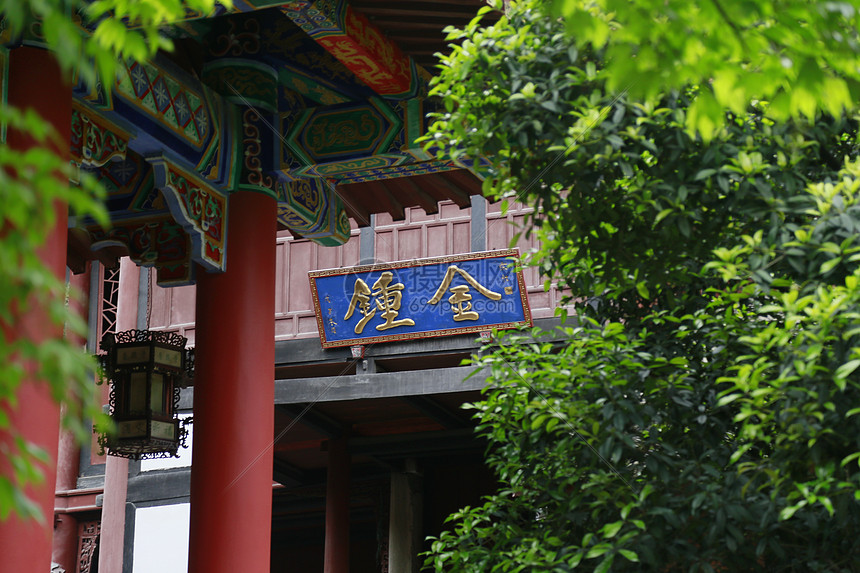 禅意古风寺院建筑图片