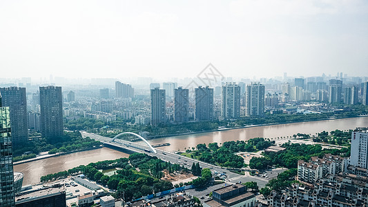 宁波灵桥航拍宁波的城市建筑背景