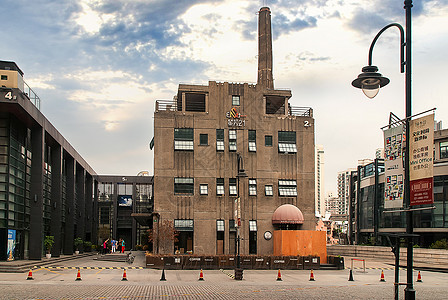 老工厂上海老场房背景