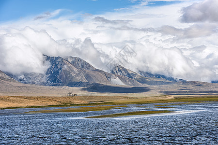 西藏高原风光西藏高原湖泊背景