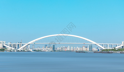 卢浦大桥松浦大桥高清图片