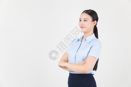 企业服务商务职业女性形象背景