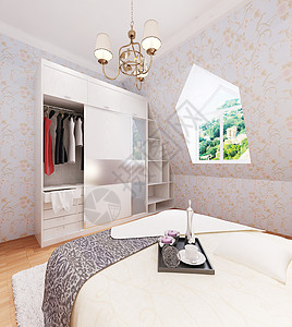 欧式卧室效果图高清图片