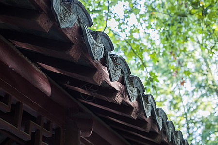 古城屋顶中国元素徽派建筑背景