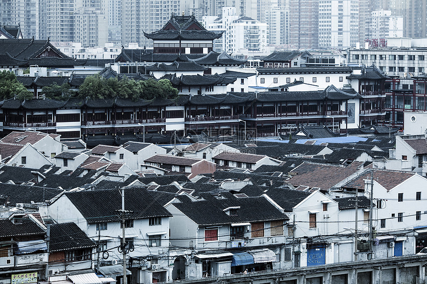 中国风的古建筑楼宇图片
