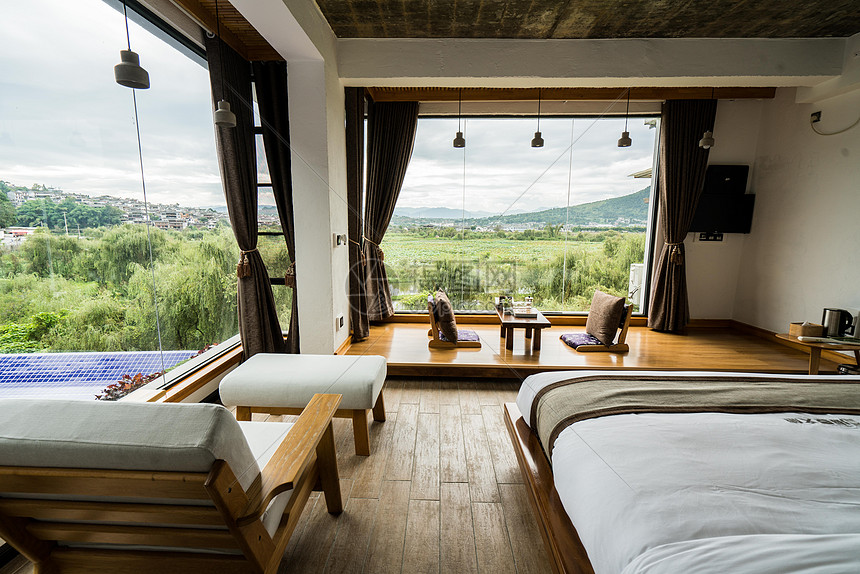 田园风民宿房间图片素材_免费下载_jpg图片格式_VRF高清图片500633576