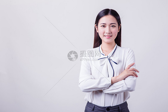 美丽自信职业女性棚拍图片