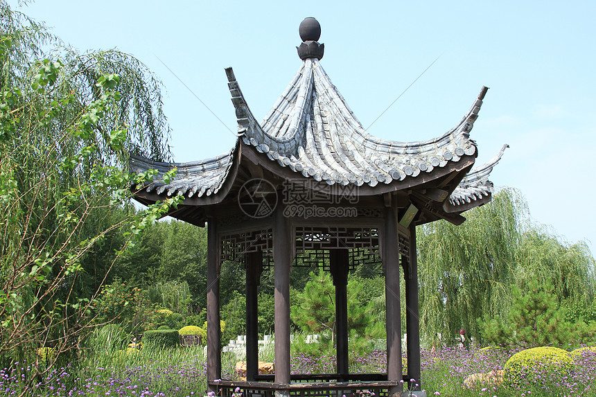 古代建筑凉亭