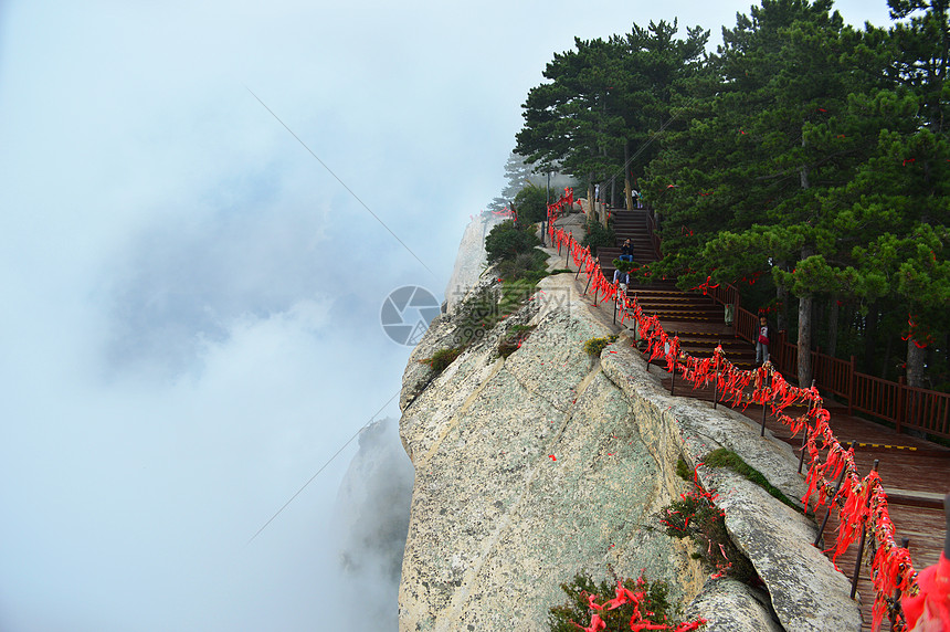 陕西西岳实拍自然风景照图片