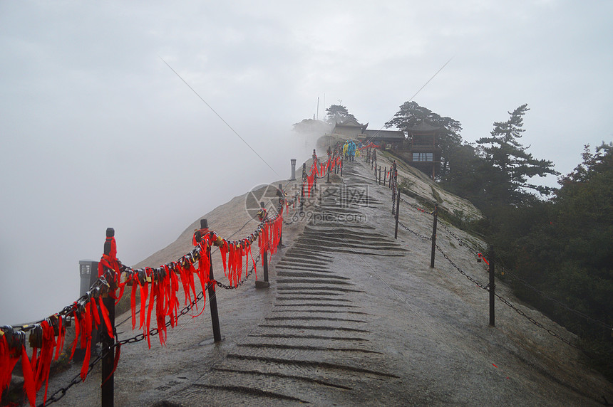 陕西西岳实拍自然风景照图片