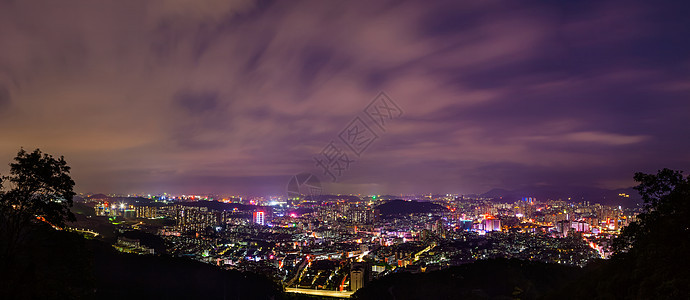 城市的夜空图片