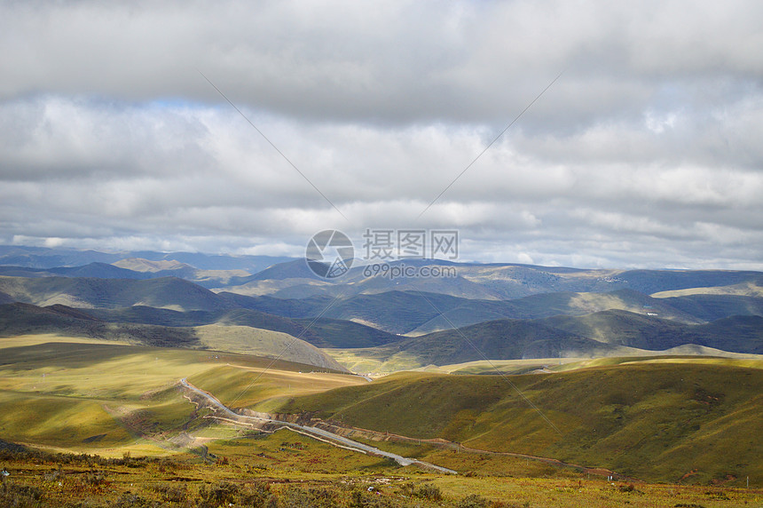 四川康定新都桥唯美风景照图片