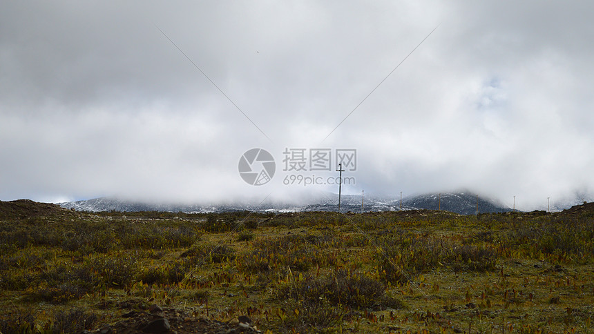 四川康定新都桥唯美风景照图片