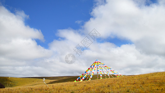 康定木格措四川康定新都桥唯美风景照背景