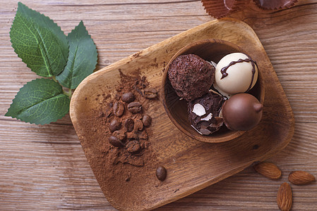 巧克力素材褐色巧克力球高清图片