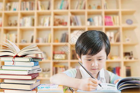 爱的小男孩幼儿教育高清图片