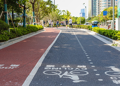 健步走活动陆家嘴滨江跑步道背景