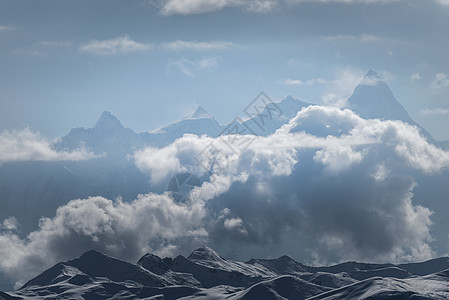 南迦巴瓦山林芝南迦巴瓦雪山特写背景