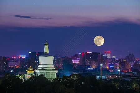黄月中秋北京背景