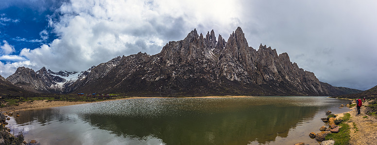 冷背景高原风光背景