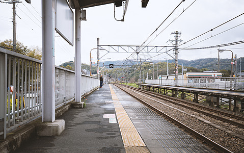 日本铁路线日本风景高清图片