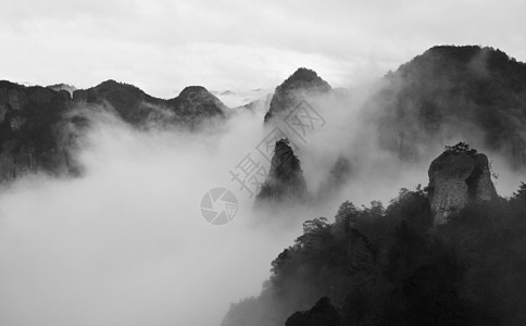 浙江仙居县神仙居风景区高清图片