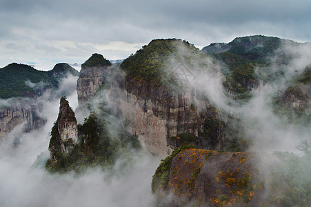 神回复浙江仙居县神仙居风景区背景