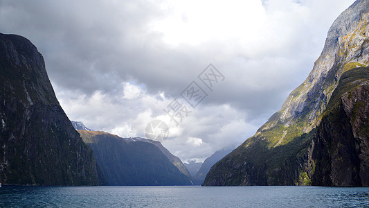 新西兰留学新西兰milford峡湾背景